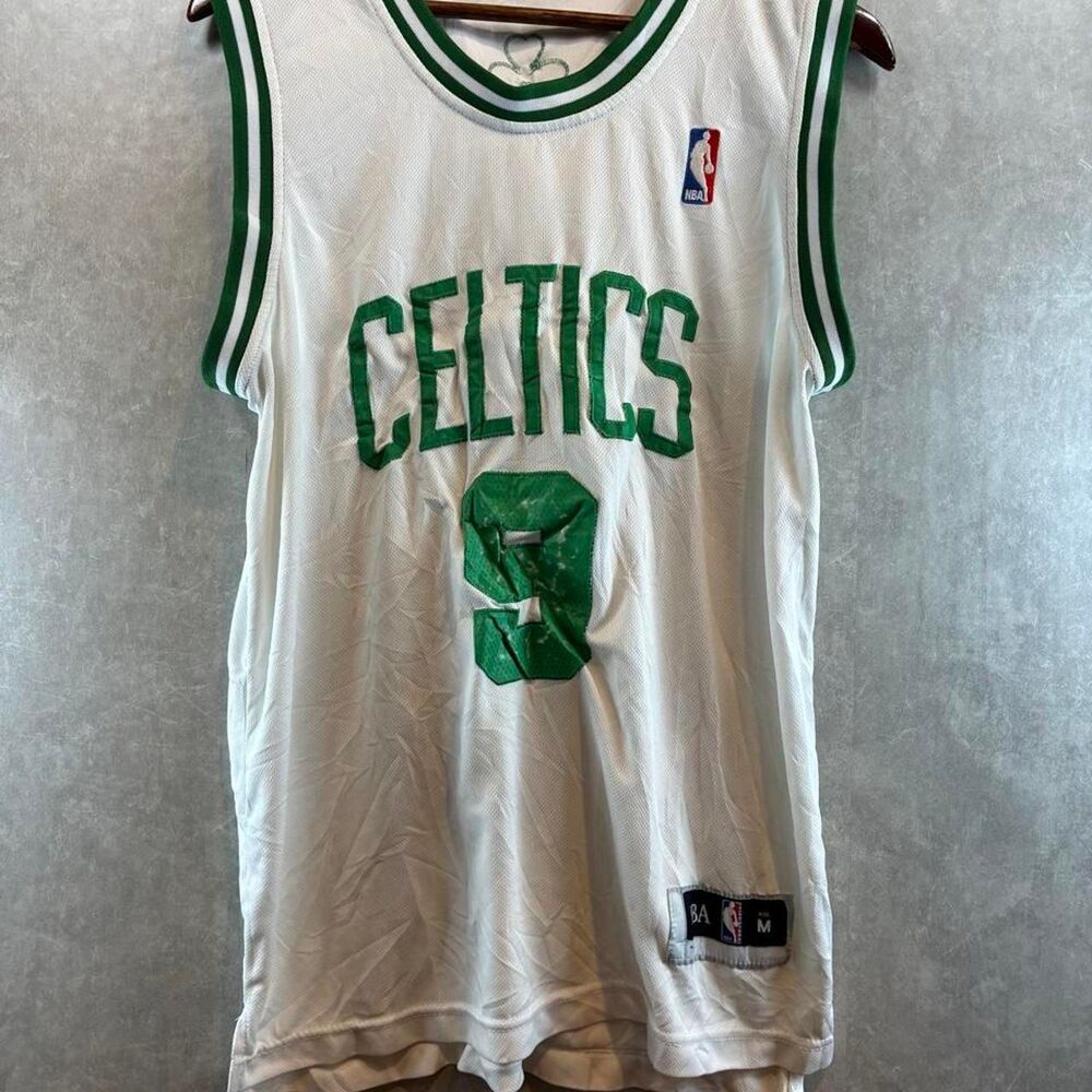 Adidas Men's White and Green Jersey